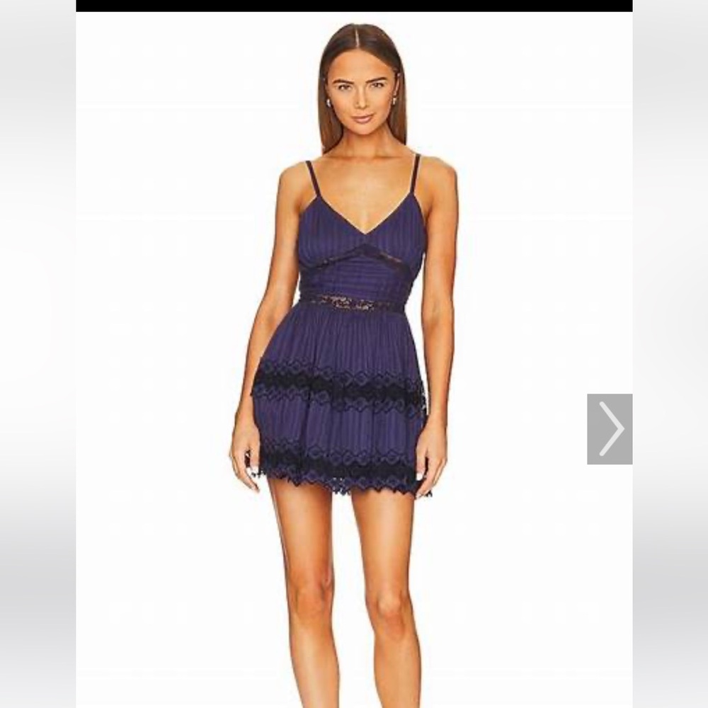 NWT loveshackfancy Cinnamon dress size 8 midnight
